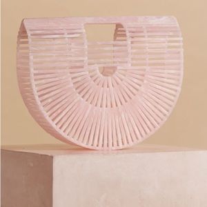 Gorgeous pink acrylic Cult Gaia Ark Mini bag
